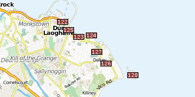 Dún Laoghaire Dublin Stadtplan