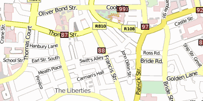 Iveagh Markets Dublin Stadtplan