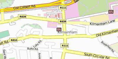 Kilmainham Jail Dublin Stadtplan