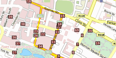 Irische Nationalbibliothek Dublin Stadtplan