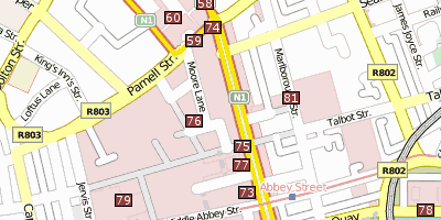 Stadtplan O’Connell Monument